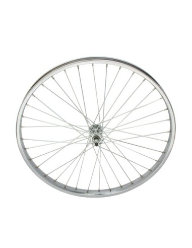 26 x 2.125 Steel Front Wheel W/Liner 36 Spoke...